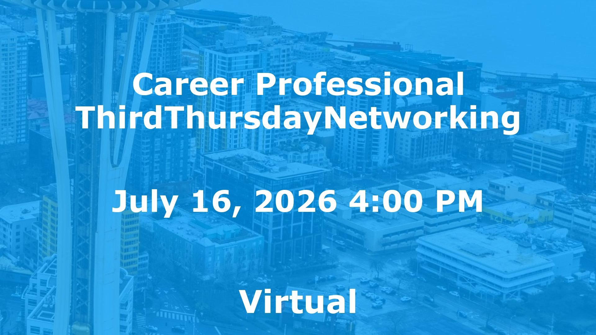 Career Professional ThirdThursdayNetworking event image